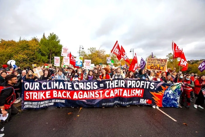 International Socialists fighting for climate justice.