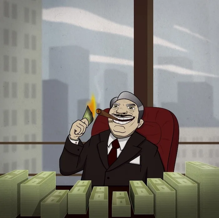 super rich man